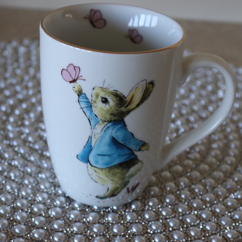 BEATRIX POTTER PETER BUNNY RABBIT EASTER SPRING COFFEE TEA MUGS - NEW - …